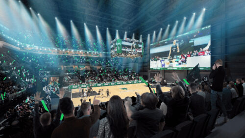 今春開業「GLION ARENA KOBE」の内観イメージ公開…神戸の選手ロッカー、クラブエリアなど